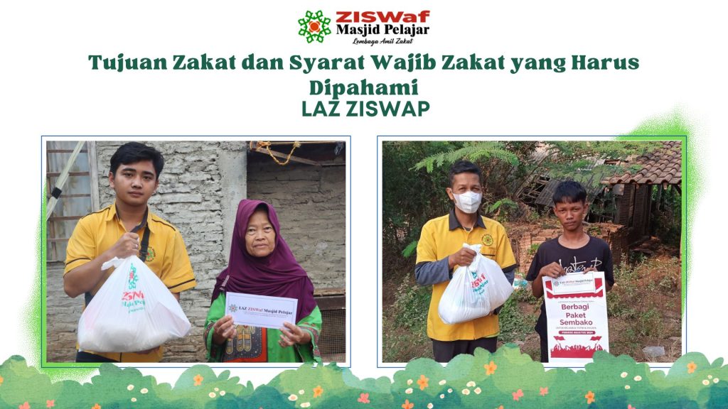 Tujuan zakat syarat wajib zakat