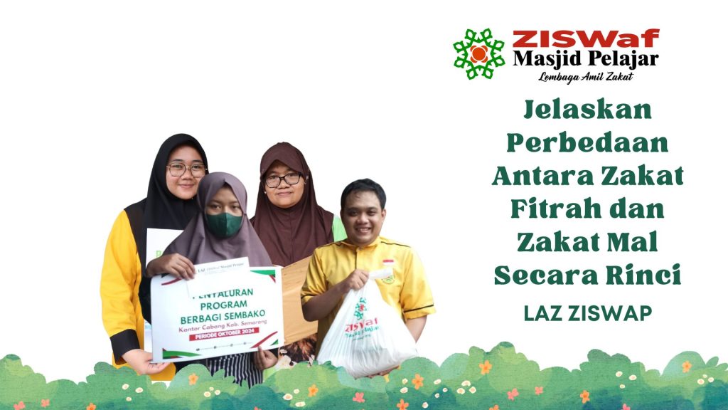 jelaskan perbedaan antara zakat fitrah dan zakat mal