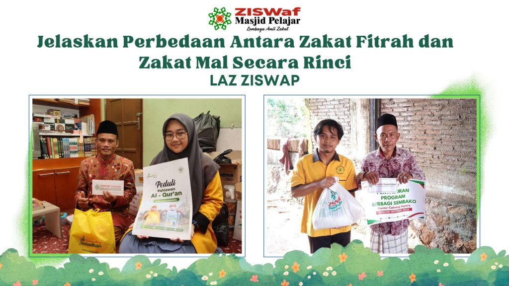 jelaskan perbedaan antara zakat fitrah dan zakat mal