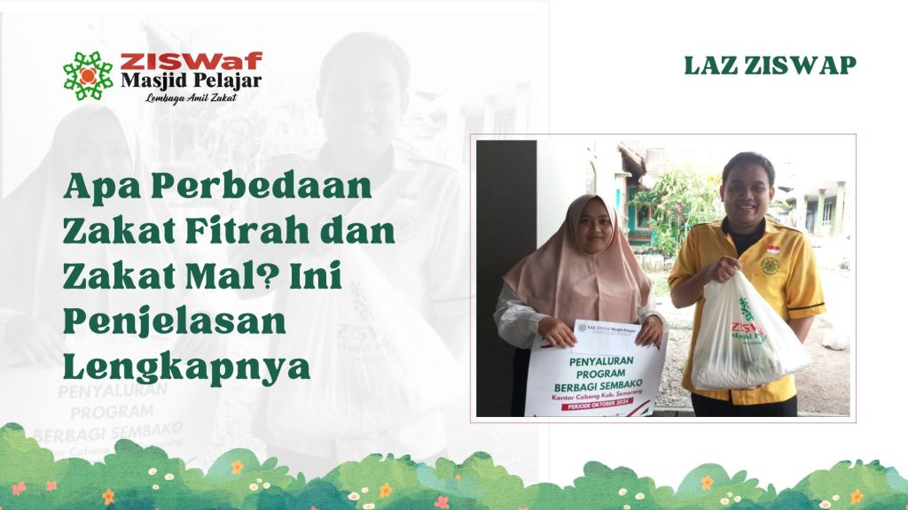 apa perbedaan zakat fitrah dan zakat mal