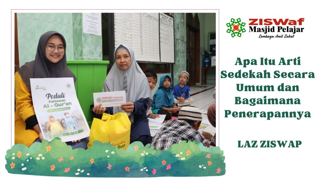 arti sedekah secara umum