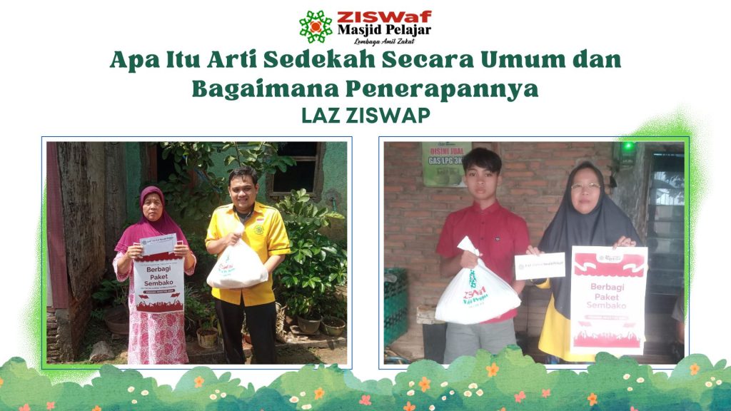 arti sedekah secara umum