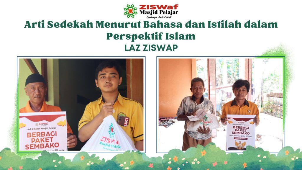 arti sedekah menurut bahasa dan istilah