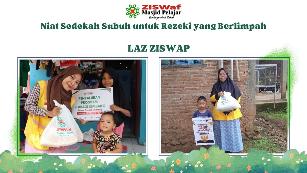 Niat sedekah subuh untuk rezeki