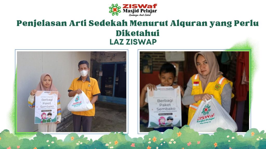 arti sedekah menurut Al-Qur'an