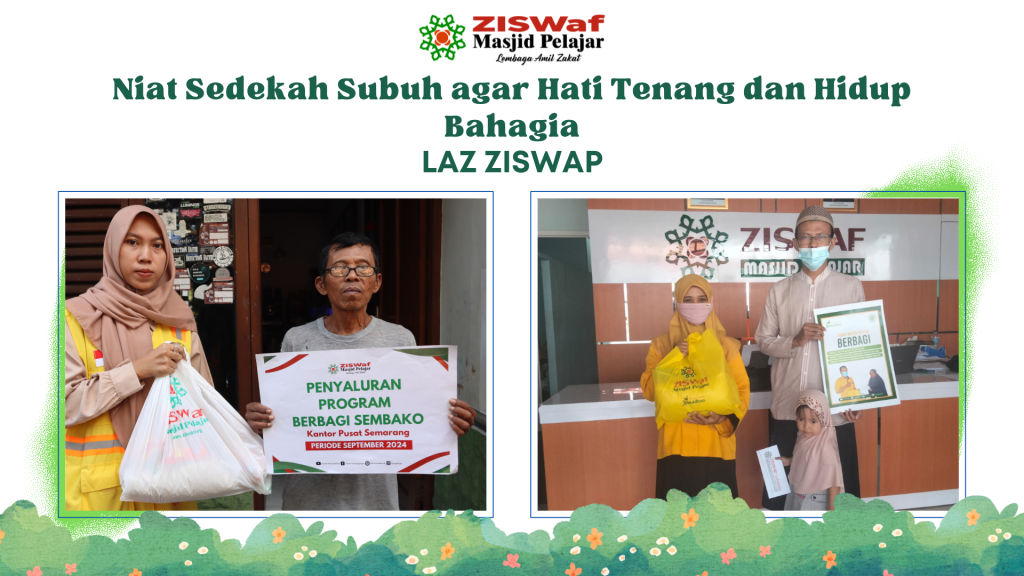 Niat Sedekah Subuh agar Hati Tenang dan Hidup Bahagia